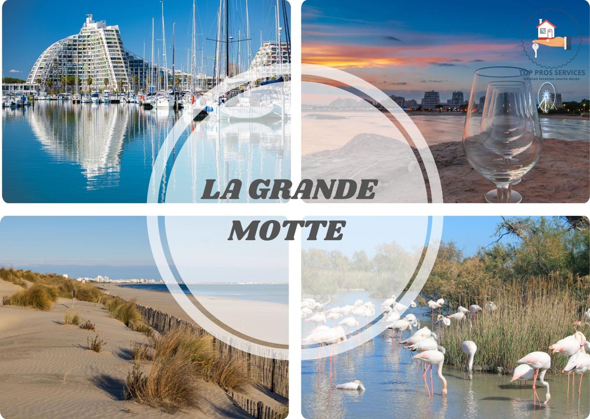 L'Amazone Studio Plein Centre Plages A 2Min Clim Wifi Sur Le Port - Top Prosconciergerie- La Grande Motte Luaran gambar